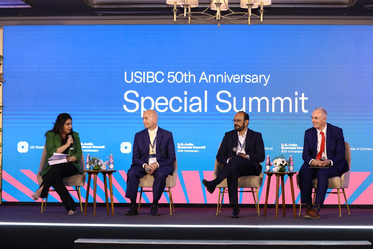 At our Special Summit in Bengaluru, USIBC convened a panel discussion titled:

 “Forging the Future of Global Pharma and Biotech: Strengthening India–U.S. Innovation Partnerships.”
The session focused on unlocking the next phase of collaboration between the U.S. and India across