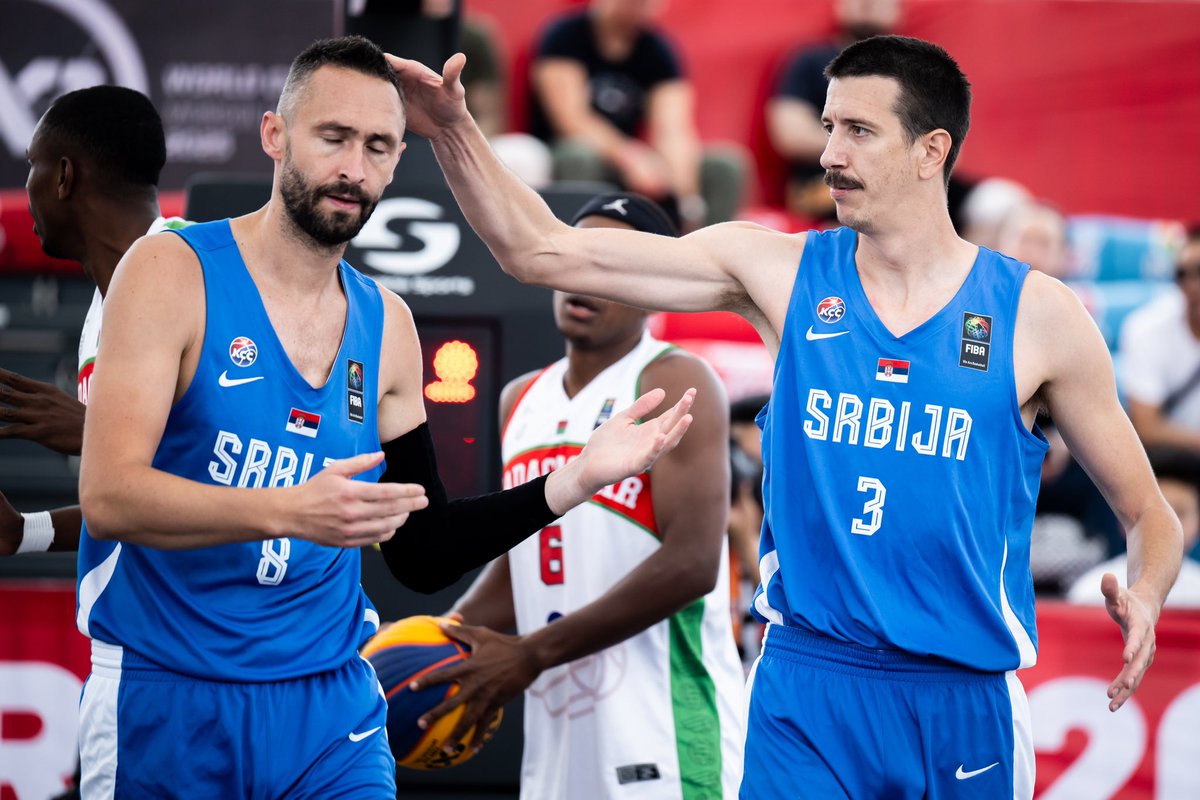 🇷🇸🔥 Serbia off to a dominant start at the 3x3 World Cup in Mongolia — 21:9 win vs. Madagascar! 💪🏀

Next up: Germany for 1st in the group &amp; a QF spot (8:30 AM CET).
Ajmo momci — ZA SRBIJU! 🇷🇸❤️

#3x3WC #Serbia #Basket3x3 #3x3serbia #nationalteam