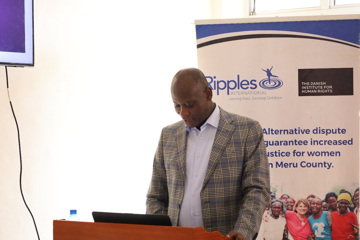 In Meru County, we shared our proposed Action Plan on Alternative Justice Systems with Court Users Committee stakeholders. ⚖️

The goal: justice that’s community-led, inclusive &amp; accessible—especially for the vulnerable.

 #AccessToJustice