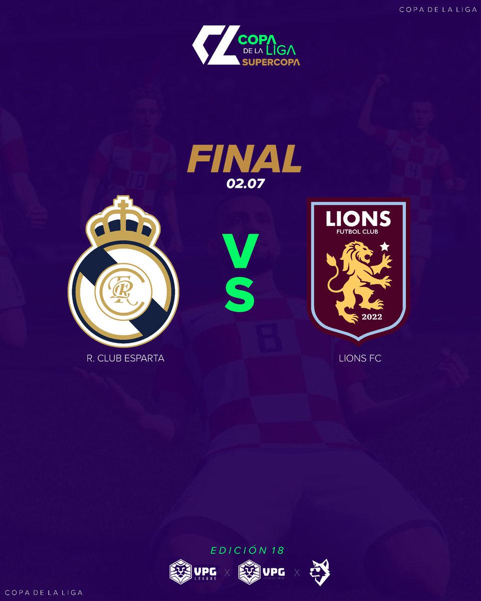 VPG_mx's tweet photo. #VPG | Supercopa 18

#RES 🆚 #LIO / 02.07
19:00 cdmx 

#CLS #VPGLeague #VPG https://t.co/seUpPS1p8H
