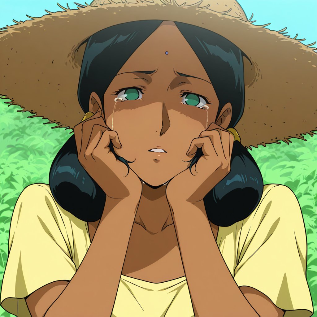 charsrickdom's tweet photo. ジークアクス最終回のシャアを見て涙するララァです。毎回見るたびに自分も泣けてきます。 https://t.co/Ff6P2kx5rV