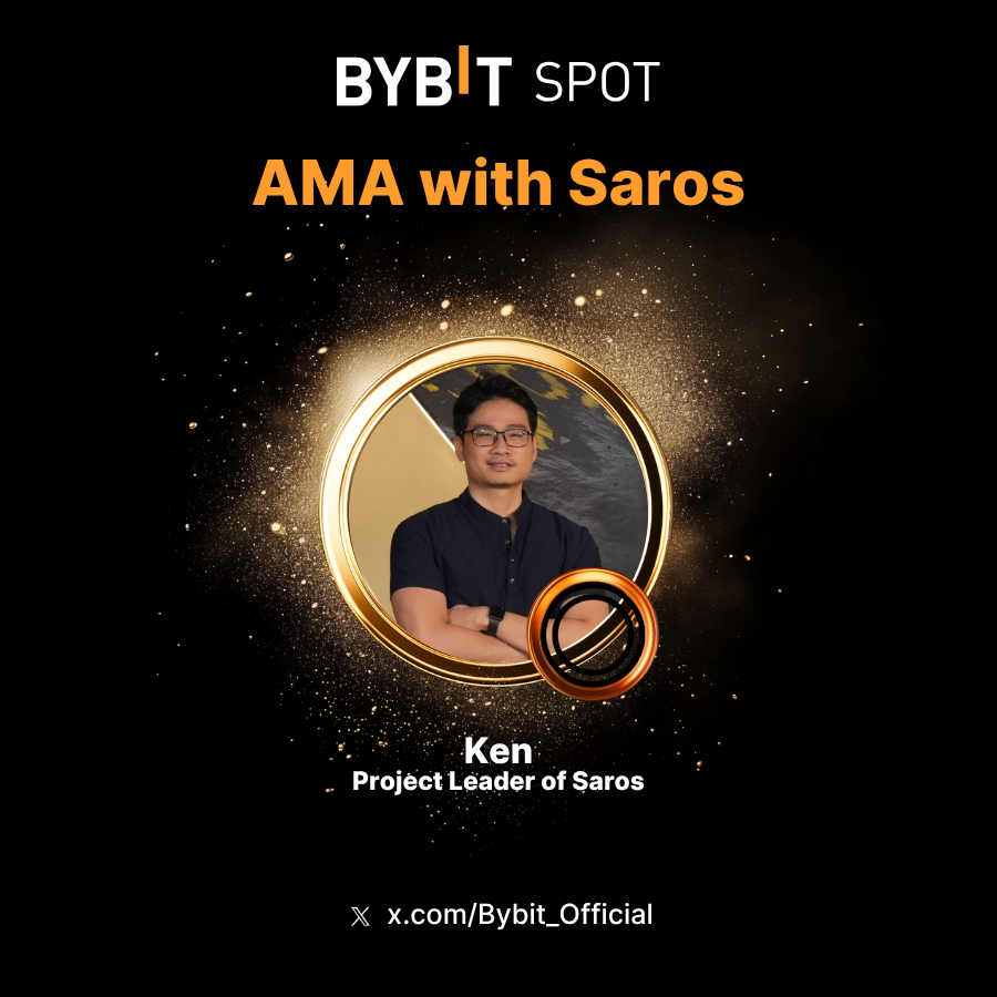 Time to learn more about <a href="/saros_xyz/">Saros</a>!

📆 Join our X Spaces AMA on June 27, 2 PM UTC
🎁 Stand a chance to share a 100 $USDT prize pool!
🎙️ Hosted by Max van de Watering from the #BybitNL @BybitxSATOS team
👉 i.bybit.com/BbIabJu

#Bybit #TheCryptoArk