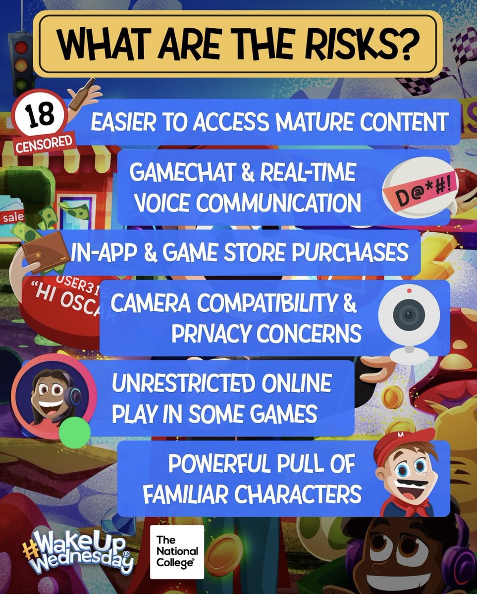 TrinityAcademyH's tweet image. Switching things up 🎮🔄️ The Nintendo Switch 2 adds new features like voice chat and a plug-in camera – but also new #OnlineSafety concerns. Our #WakeUpWednesday guide has the full overview for parents and educators 🛡️ Download your FREE copy here &amp;gt;&amp;gt; ow.ly/beVv50WfwKT#Ni…