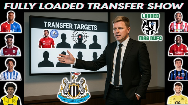 LoadedMagNUFC's tweet image. This Evening 6:30 PM 

Join us for:  FULLY LOADED TRANSFER SHOW

As we discuss the latest #Transfer Market #Targets for #NUFC 🎯

Lock in on Loaded 🔐#NewcastleUnited  as we move closer to the #PSR deadline of 30th June &amp;amp; towards July before Pre-season🍿

youtube.com/live/VDTzBkbw0…