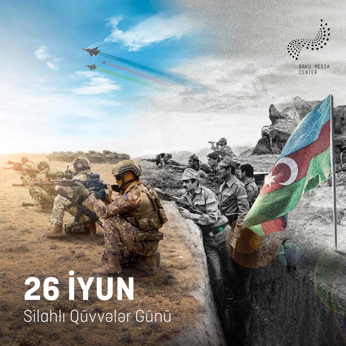 LalaSafarAA's tweet photo. Ordumuz qürurumuzdur 🇦🇿 June 26 is celebrated as the Day of the Armed Forces in #Azerbaijan / El 26 de junio se celebra el Día de las Fuerzas Armadas en #Azerbaiyán. https://t.co/Dfy2tFwpnH