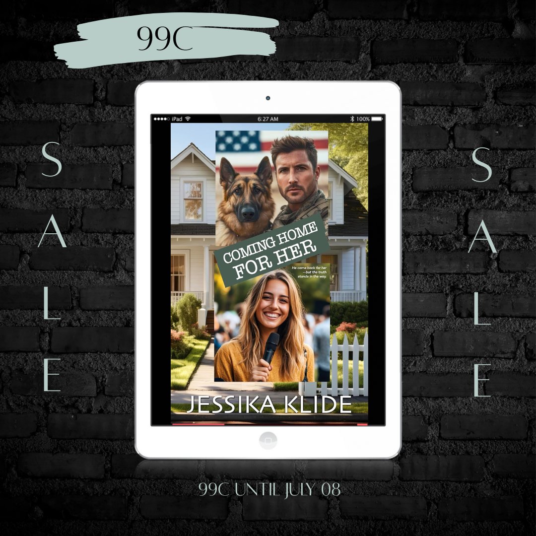 ★ S-A-L-E ★ Coming Home For Her by @JessikaKlideAuthor is 99c until 07.08 #cominghomeforher #enemiestolovers #militaryromance  #secondchance #jessikaklide #dsbookpromotions books2read.com/ROE