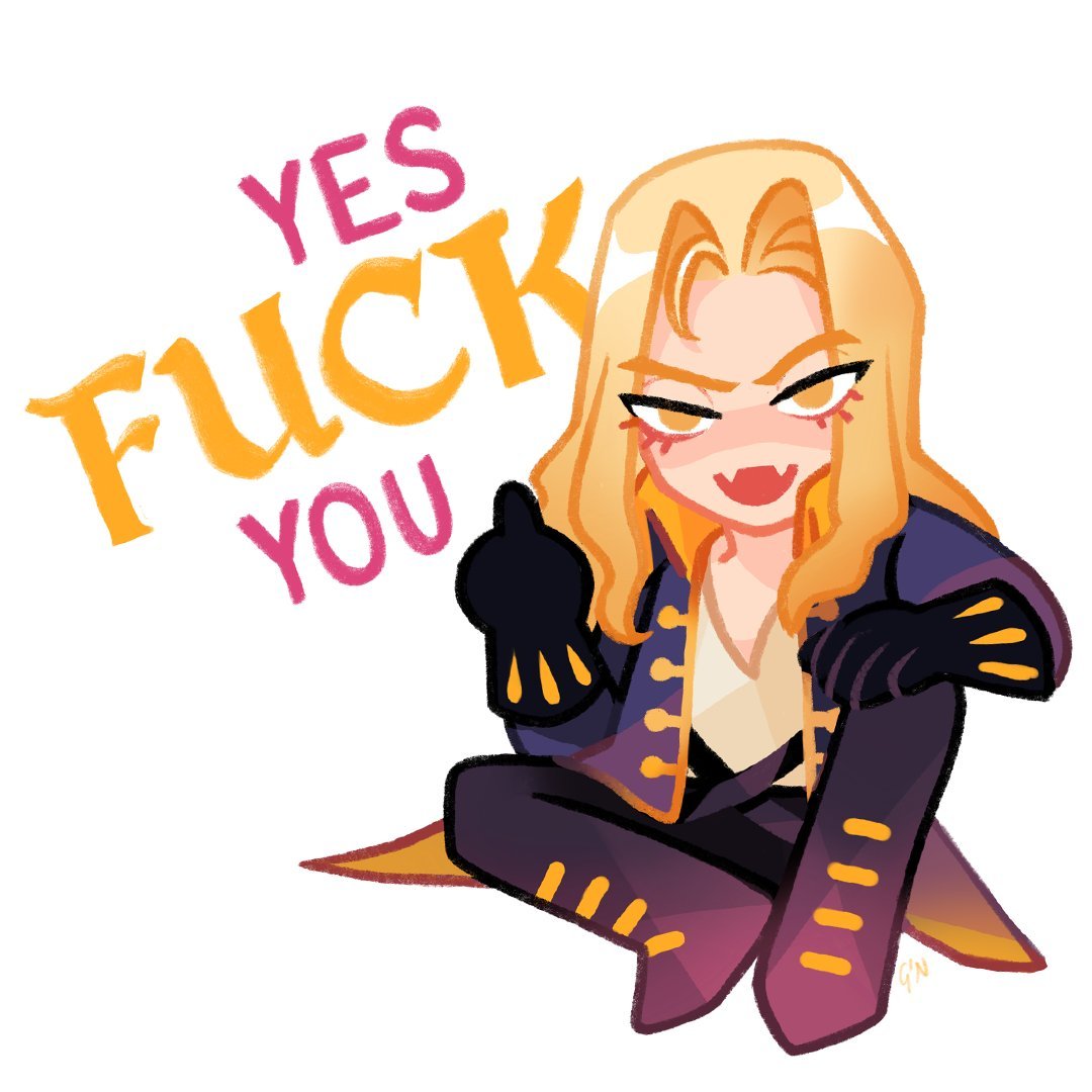 Thors_Asymptote's tweet image. "Yes, fuck you!" ๐ฆ
"Eat shit and die!" โ๏ธ
"See? God hates me!" ๐ฅ
Just the usual bisexual catastrophe.
(Gin-draws art)
#Castlevania #Alucard #TrevorBelmont #Sypha