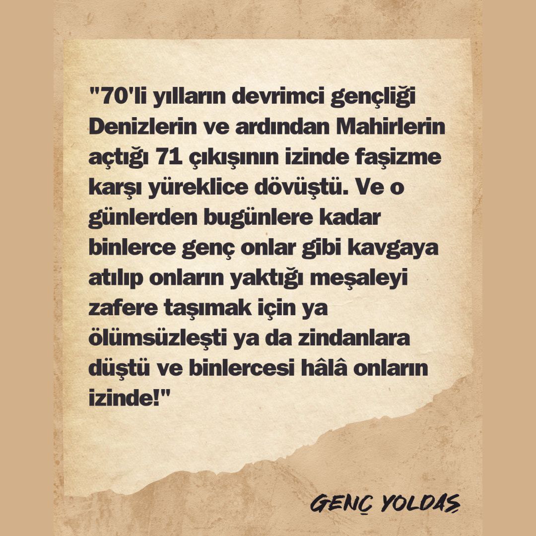 Dergimizin Özel sayısında yayınlanan, K. Taylan Kızıldağ'ın yazdığı "Kahramanlık Çağı Bitmedi, Sürüyor!" başlıklı yazısını aşağıdaki bağlantıdan okuyabilirsiniz. 
gencyoldas.wixsite.com/gencyoldas/pos…