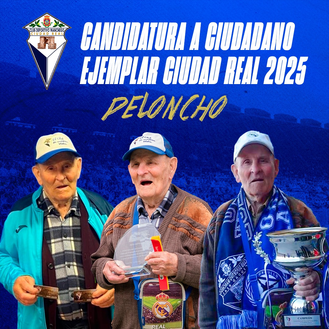 🔵COMUNICADO | CANDIDATURA "CIUDADANO EJEMPLAR"⚪️

Este reconocimiento de la ciudad, que celebra su 45º aniversario, se otorga a individuos y entidades que han destacado por su ejemplaridad cívica y contribución a la ciudad.

Creemos, que Ángel Sánchez Bautista, nuestro