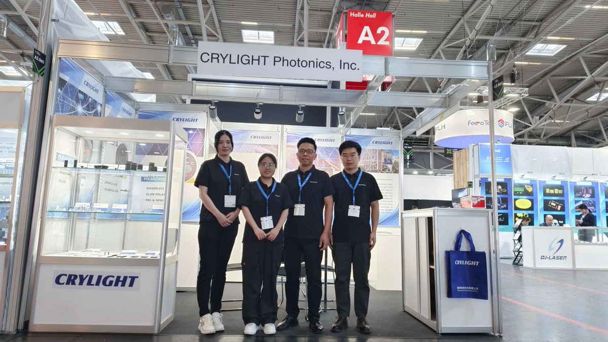 crylight_inc's tweet photo. Visit us at LASER-World of Photonics 2025!
Time: June 24-27,2025
Location:Messe Munchen Munich, Germany
Booth: Hall A2.560
Crylight warmly invites all friends and visitors to come and explore our exhibits!
To learn it more: https://t.co/qEMp0X0FU3 https://t.co/CKY8jnic0w