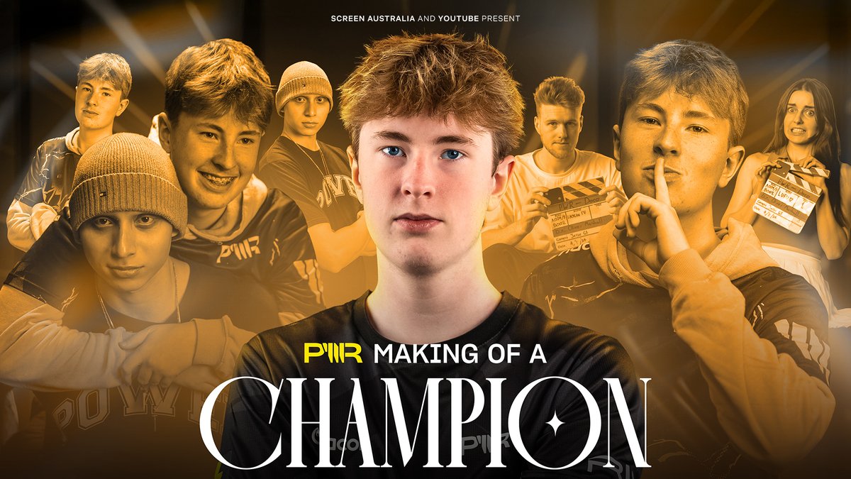 It's here. 

PWR: Making of a Champion 👑

📺 youtube.com/watch?v=vOVFjU…