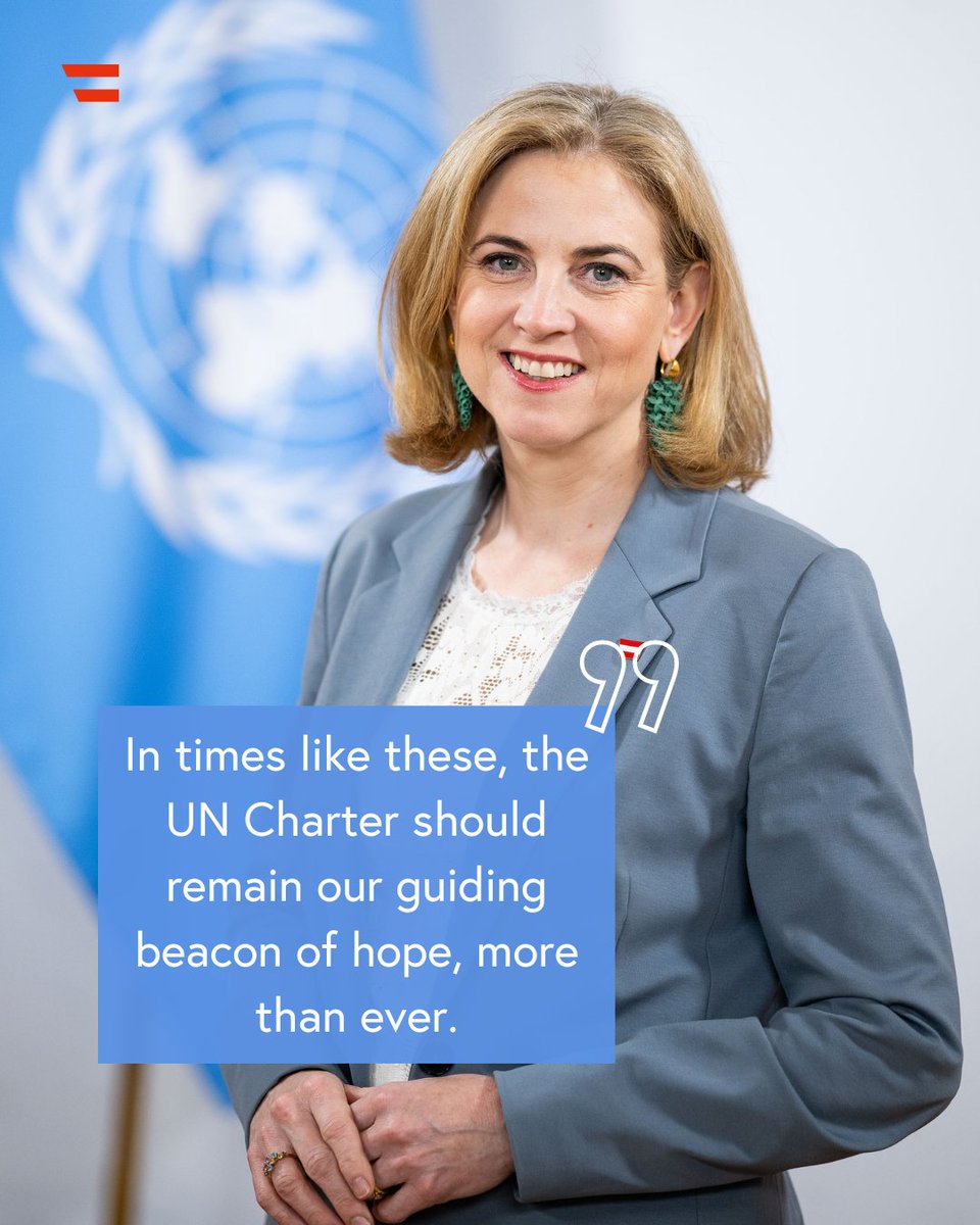 #OTD 80 years ago, the United Nations Charter was signed. After years of war and unimaginable suffering, June 26, 1945 marked the beginning of a new world order based on intl. law and cooperation. 

In times like these, the #UN Charter should be a beacon of hope for us all.🕊️