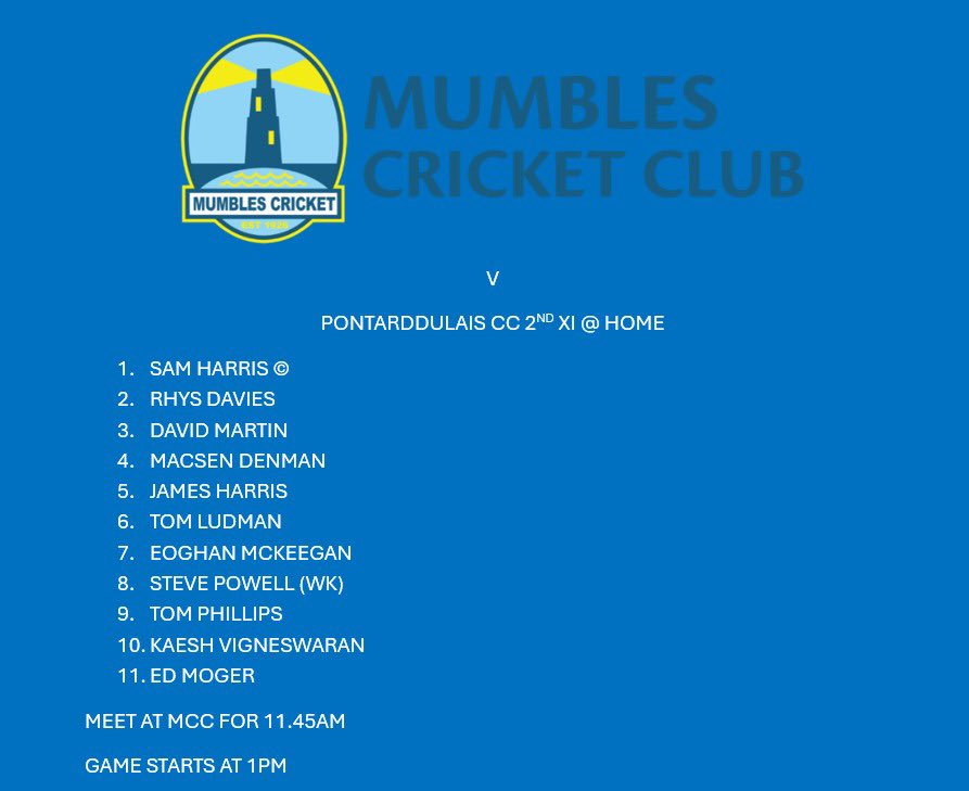 Mumbles Cricket Club tweet media