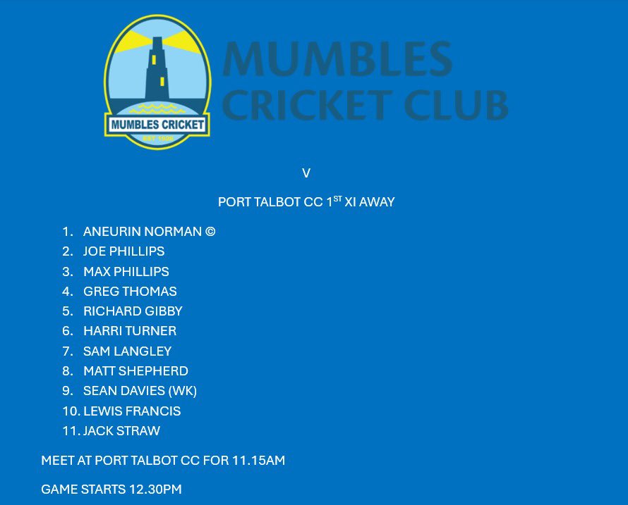 Mumbles Cricket Club tweet media