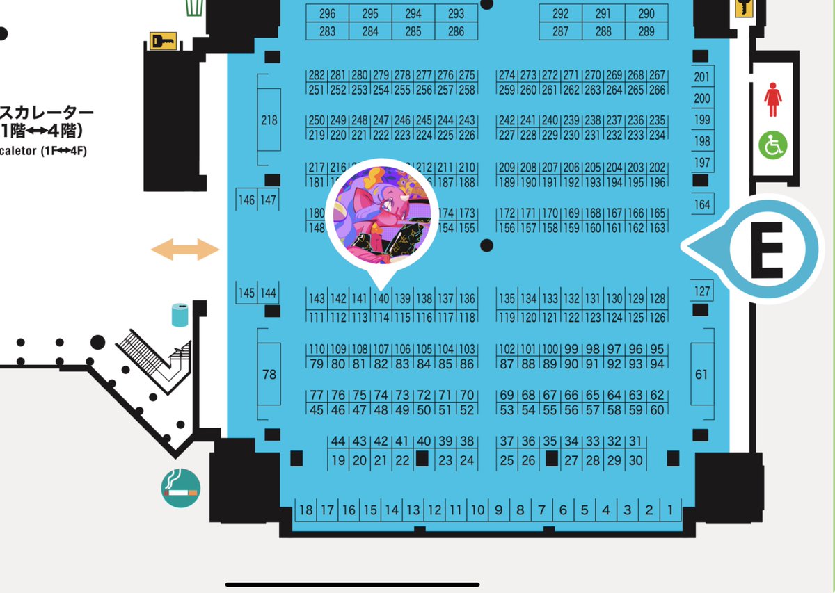 デザインフェスタvol.61に参加します！

📍ビックサイト西1階Eｰ140
🗓7/5sat・7/6sun  10:00～18:00

その他過去グッズもあります！
ハガキサイズの原画を壁に貼り出すのでぜひ見に来てねー！

似顔絵の注意事項は下から！
#デザインフェスタ #お品書き #似顔絵