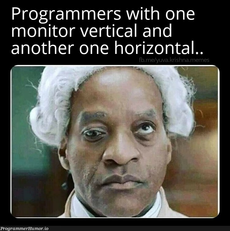 _naivedev's tweet photo. Wait, do ya'll prefer one monitor or have multiple while coding? I'm a one monitor kind of guy 😅 https://t.co/L98kNZHxdW