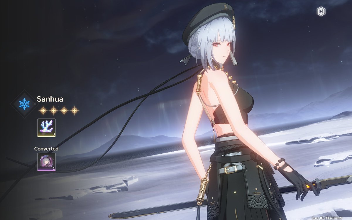 MeiSamura217's tweet photo. Oh well~I just know Sanhua animation when I got her since she was claimable in game 🤣 anyway! I'm glad Chixia come home, I wanted to level her up like Mortefi 🥹👍 #wutheringwaves #wuwa #sanhua #chixia #seaserver https://t.co/U0B8i1PFUq