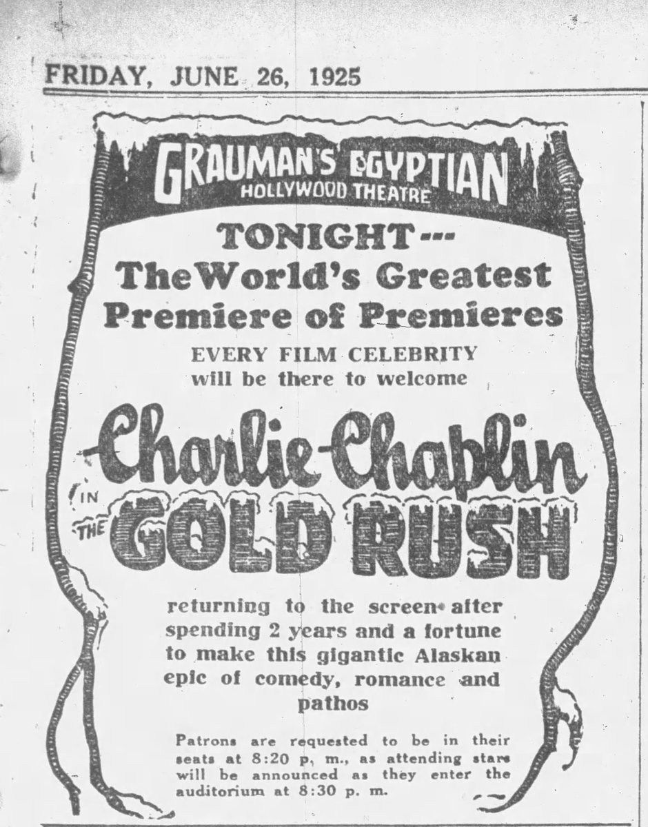 silentmoviegifs's tweet photo. An ad that ran 100 years ago today https://t.co/ME8ph1usDs