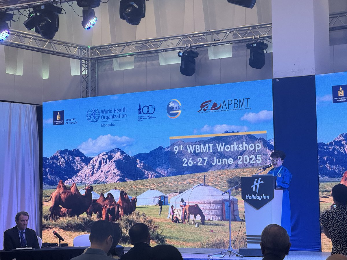 Bishesh Poudyal (@poudyalbishesh) on Twitter photo The much-awaited 9th World Bone Marrow Transplantation Workshop commences in Ulaanbaatar, Mongolia, <a href="/DamianoRondell1/">Damiano Rondelli</a>, the President, chairing the session. The much-awaited 9th World Bone Marrow Transplantation Workshop commences in Ulaanbaatar, Mongolia, <a href="/DamianoRondell1/">Damiano Rondelli</a>, the President, chairing the session.