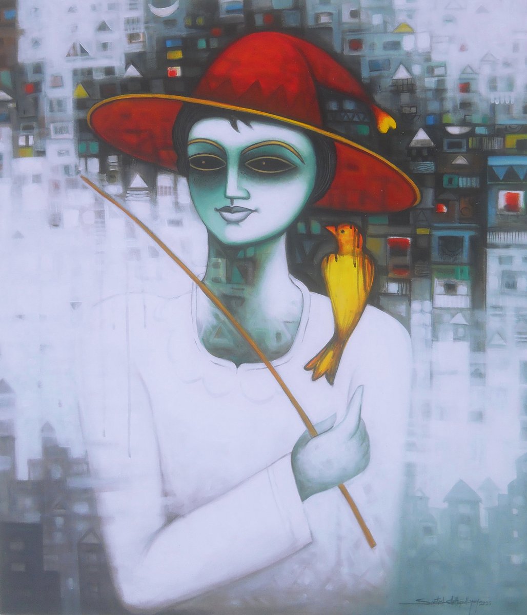 Push beyond limits, one step at a time.
'Trainer' by Santosh Chattopadhyay is a reminder that strength begins with discipline. 
#ThursdayMotivation #MotivationalQuotes #BuyNow #buyintoart 

<a href="/googlearts/">Google Arts&Culture</a> <a href="/motivational/">Motivational Quotes</a> <a href="/ndtv/">NDTV</a> 

Buy this artwork: bit.ly/4432kOa