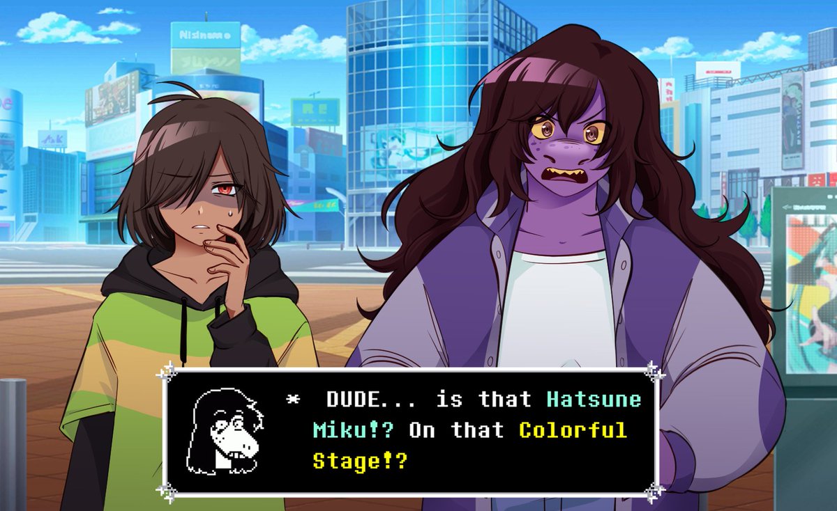 What kind of stage....?

#deltarune #pjsk