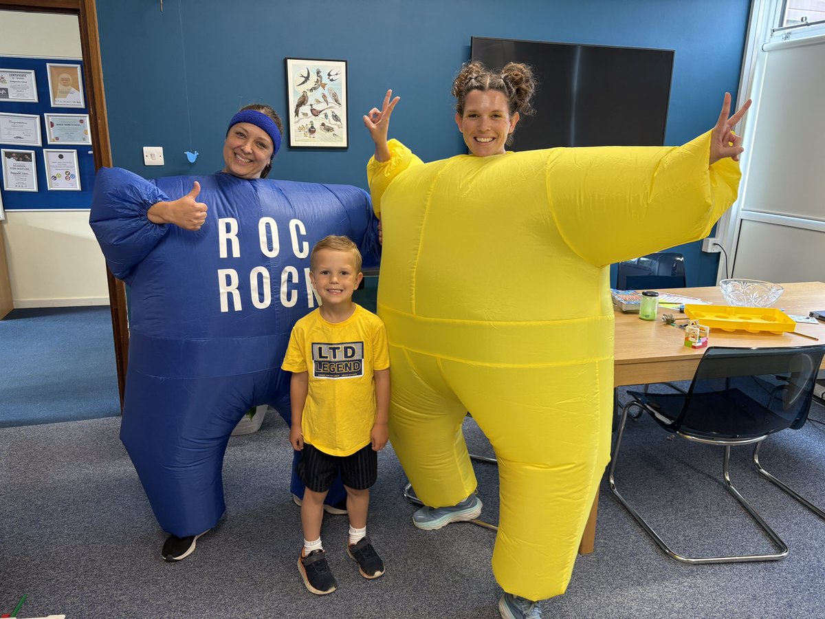 Staff are ready for sports day!