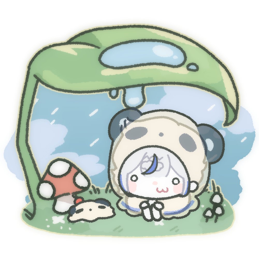 catleaf_8's tweet image. #kumorinart
밖에비온다주륵주륵