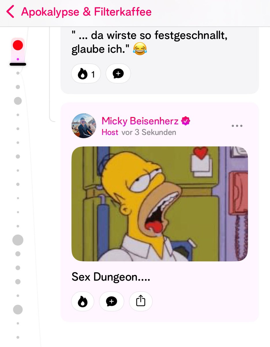 Micky Beisenherz 🍌 (@mickybeisenherz) on Twitter photo Wie schön, dass <a href="/AlishaMendgen/">Alisha Mendgen</a> heute zu Gast bei #ApoFika mit <a href="/MFeldenkirchen/">Markus Feldenkirchen</a> ist!
Ein toller Start in den Tag. Fesselnd!
(intensive Begleitung bei #CampfireFM) Wie schön, dass <a href="/AlishaMendgen/">Alisha Mendgen</a> heute zu Gast bei #ApoFika mit <a href="/MFeldenkirchen/">Markus Feldenkirchen</a> ist!
Ein toller Start in den Tag. Fesselnd!
(intensive Begleitung bei #CampfireFM)