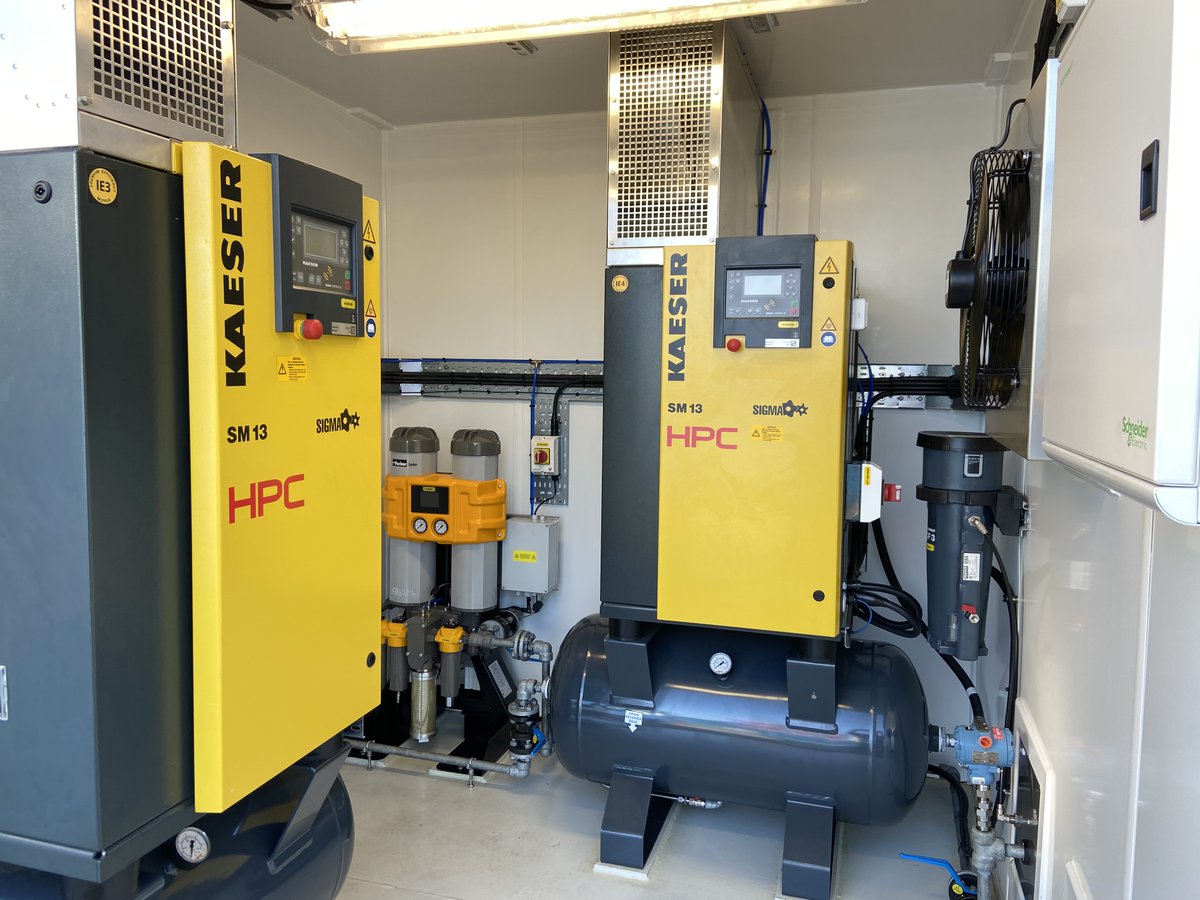 Sometimes fittings a compressed-air package in your building just isn't possible. Factair can design and manufacture turn key containerised packages tailored for your requirements. Contact us for a custom solution: enquiries@factair.co.uk