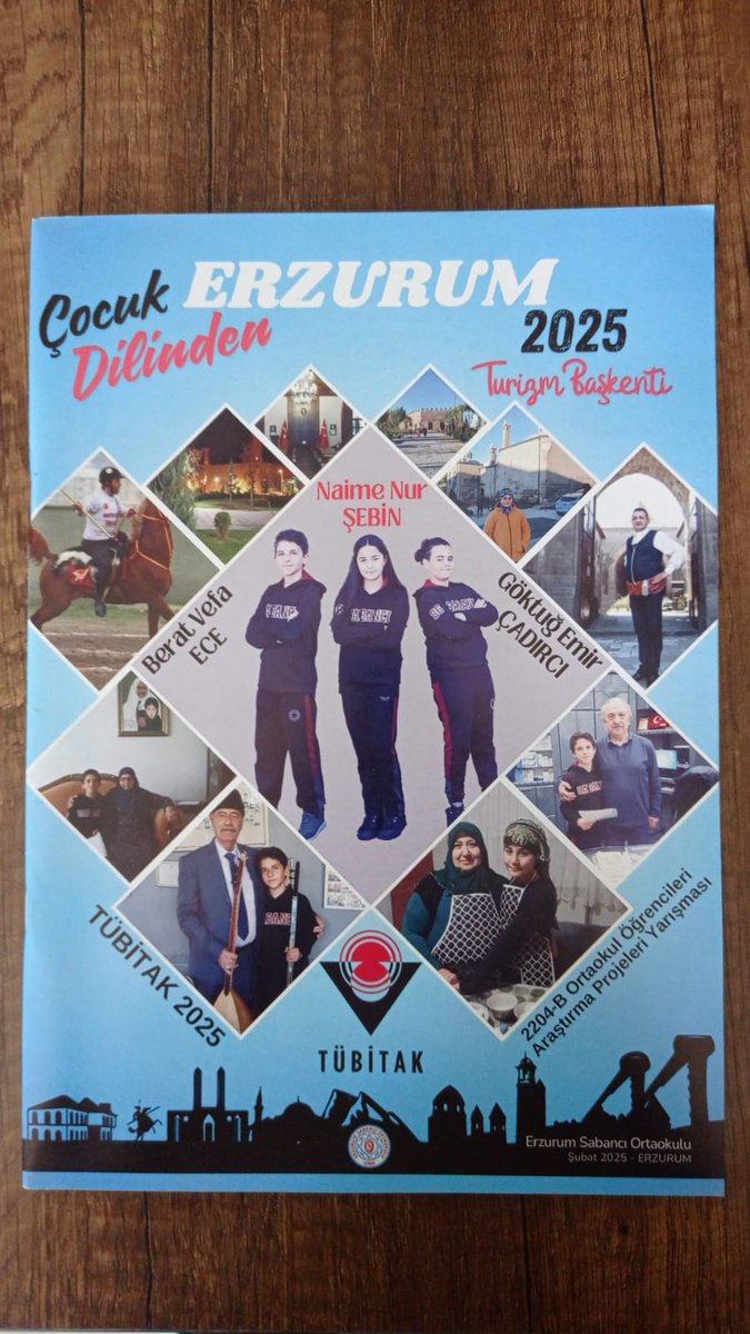 YAKUTİYE İLÇE MEM (@yakutiyemem) on Twitter photo TÜBİTAK 2204-B Ortaokul Araştırma Projeleri Final Yarışması'nda Türkiye ikincisi olan "Çocuk Dilinden Erzurum Dergisi" projesiyle başarıya ulaşan Sabancı Ortaokulu ekibini ilçemizde ağırladık.
Emeği geçen herkese teşekkür ederiz.
<a href="/tcmeb/">Millî Eğitim Bakanlığı</a>
<a href="/Yusuf__Tekin/">Yusuf Tekin</a>
<a href="/TuncayKaldirim/">Tuncay Kaldırım</a> TÜBİTAK 2204-B Ortaokul Araştırma Projeleri Final Yarışması'nda Türkiye ikincisi olan "Çocuk Dilinden Erzurum Dergisi" projesiyle başarıya ulaşan Sabancı Ortaokulu ekibini ilçemizde ağırladık.
Emeği geçen herkese teşekkür ederiz.
<a href="/tcmeb/">Millî Eğitim Bakanlığı</a>
<a href="/Yusuf__Tekin/">Yusuf Tekin</a>
<a href="/TuncayKaldirim/">Tuncay Kaldırım</a>