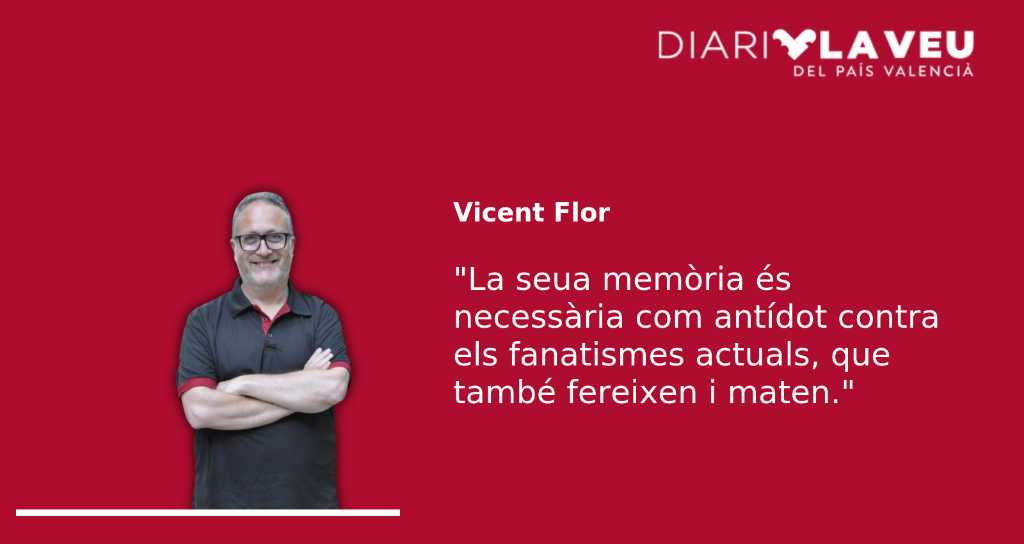 Vicent Flor (@vicentflor) on Twitter photo Quants valencians coneixen qui fou Lluís Alcanyís? Fou molt important en la València de la segona meitat del segle XV, centúria que hem idealitzat amb un nom, segle d’or, que eclipsa els contrastos. I el cremàrem!
#dicelquepense per al <a href="/diarilaveucat/">Diari La Veu</a>.
diarilaveu.cat/opinio/el-metg… Quants valencians coneixen qui fou Lluís Alcanyís? Fou molt important en la València de la segona meitat del segle XV, centúria que hem idealitzat amb un nom, segle d’or, que eclipsa els contrastos. I el cremàrem!
#dicelquepense per al <a href="/diarilaveucat/">Diari La Veu</a>.
diarilaveu.cat/opinio/el-metg…