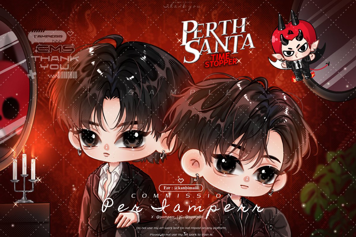iampercms's tweet image. 🧸SAMPLE : สเกลจิบิครึ่งตัว(full)
—————————————-----

• commission 
(Illustration by : iamperr )
——— Thank you 🎀✨
#iamperrCMS