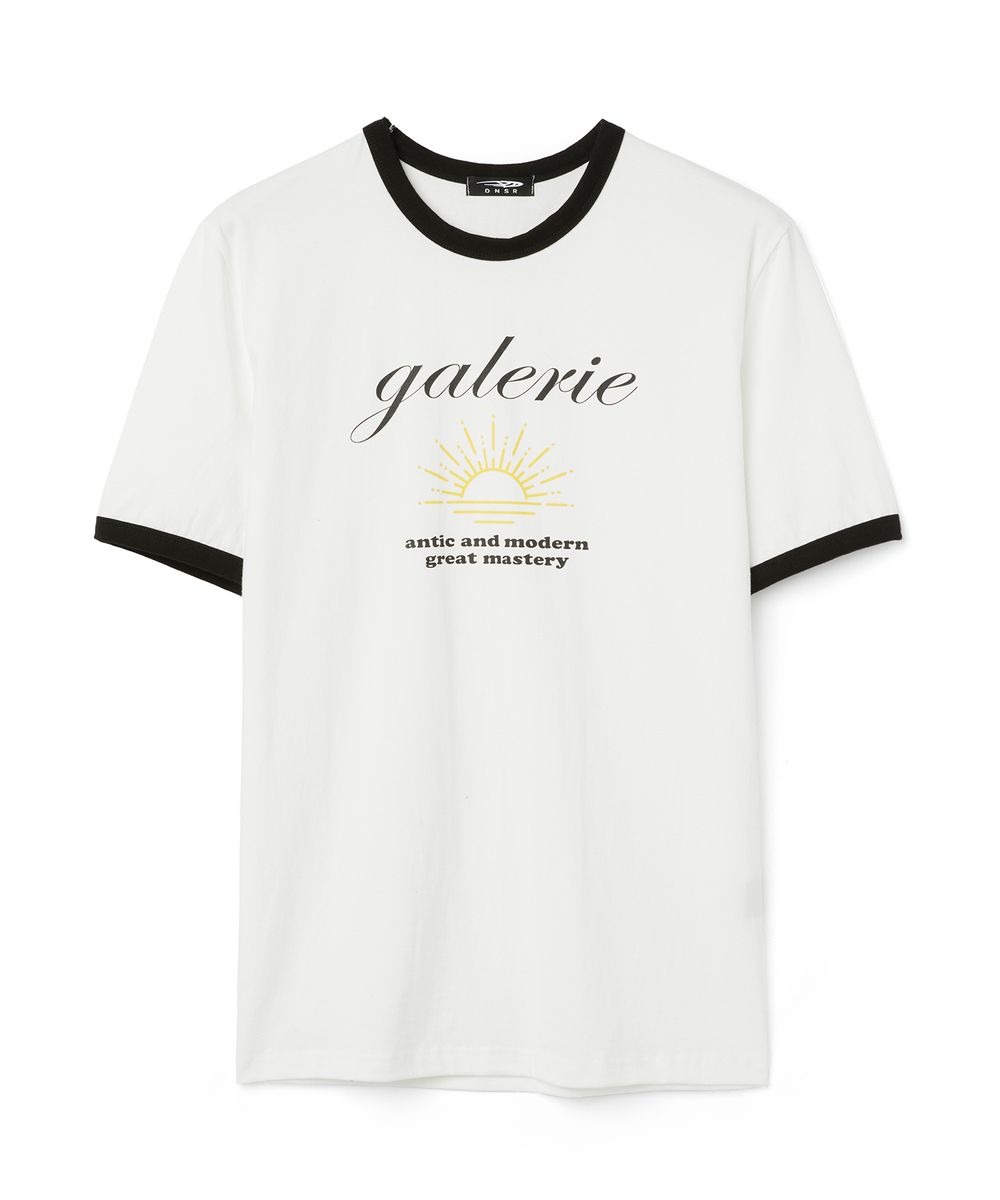 ★DNSR★ Sunset Half Ringer T-Shirt Black MUSINSA公式 | DNSR Sunset Half Ringer T-Shirt White