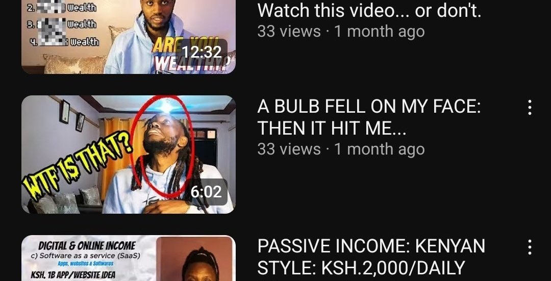 droid254's tweet photo. Ask the 33 people watching you on YouTube about bulbs falling on you https://t.co/DfD86nWQi4