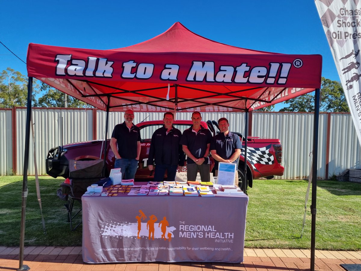 The team dropped in on Mike's Fast Track Pit Stop at Northam Race Club today. #talktoamate