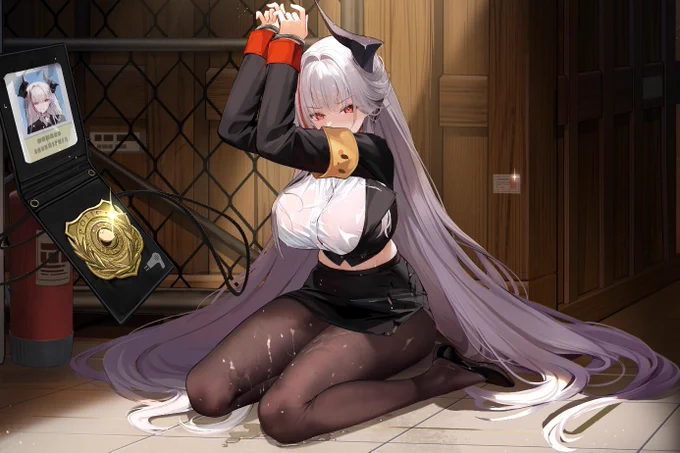 アドミラル・ツェンカー live2d着せ替え 「ドキドキ尋問タイム」 #アズールレーン