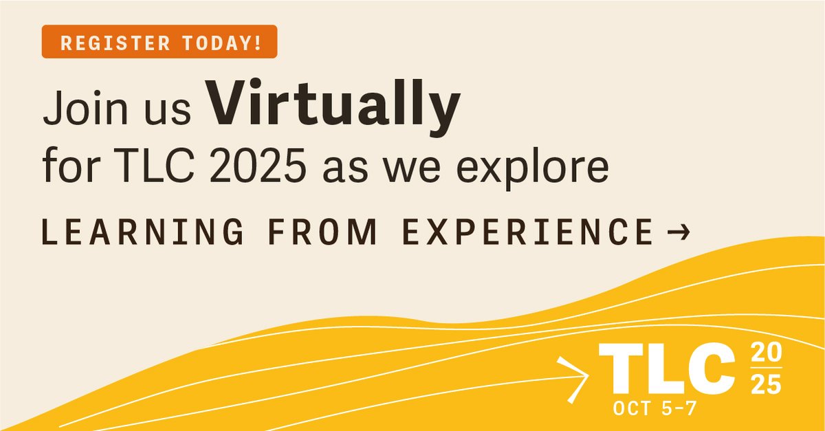 gcieducation's tweet image. Celebrating 20 years this October, #TLC2025 explores 'Learning from Experience', connecting passionate #educators and empowering #coaching programs.
Access LIVE keynotes and recorded sessions globally with a Virtual Ticket 🌏💻
Get your ticket now! 🎟️👇
instructionalcoaching.com/2025-tlc-confe…