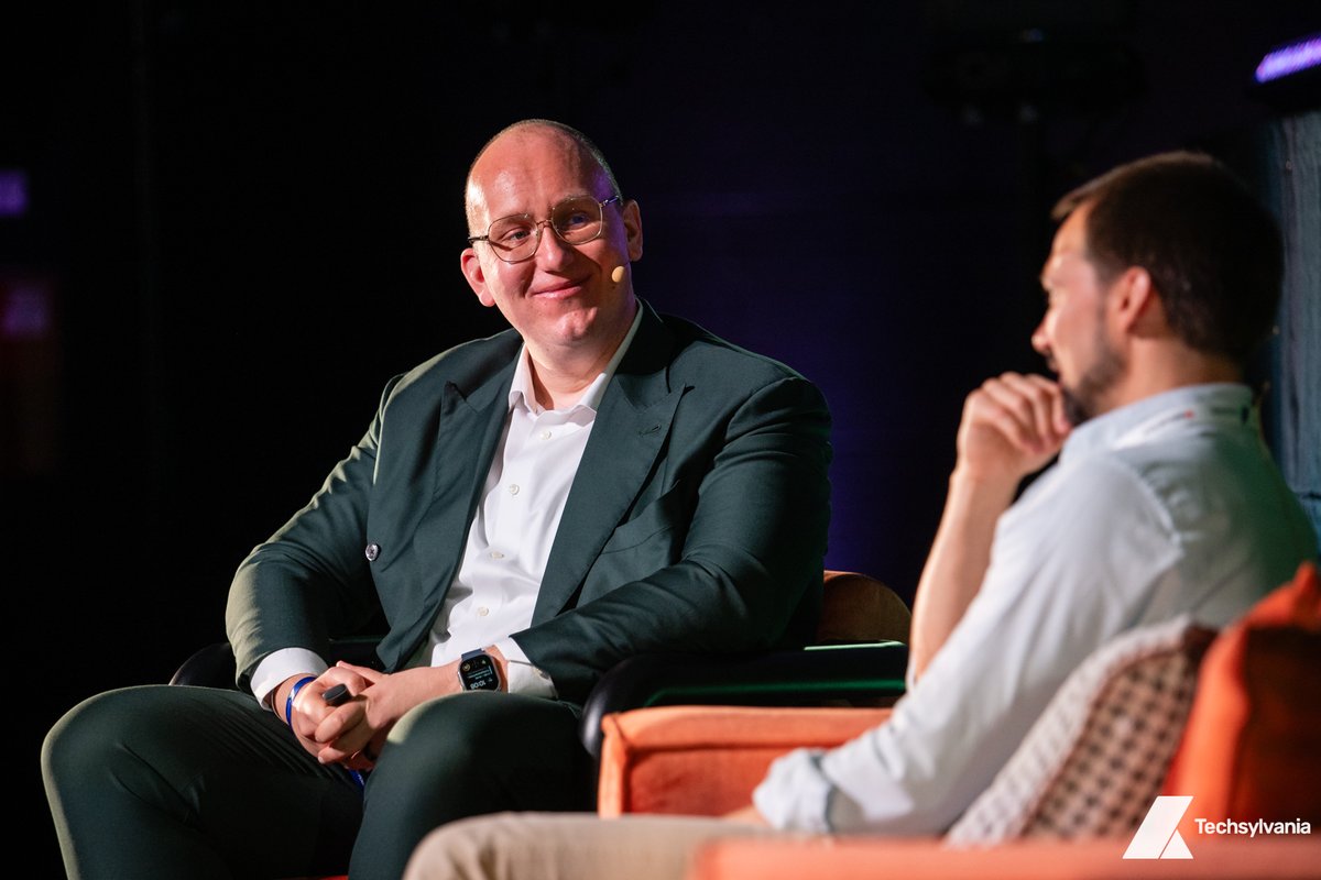 From idea to Europe’s biggest private tech company 🚀
Vlad Yatsenko, <a href="/RevolutApp/">Revolut</a> live at #Techsylvania2025 shared what it really took to scale—pivoting early, thinking big, and staying agile.
💬 The original business plan? Changed right before launch.