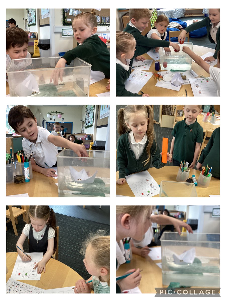BaderPrimary's tweet photo. Reception children enjoyed investigating floating and sinking! We made predictions and tested them. #BaderEYFS #understandingtheworld #RRSarticle13 https://t.co/mKDUaS7bR7