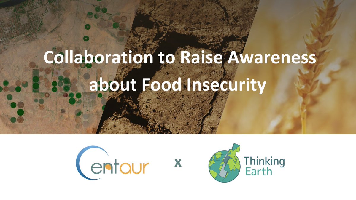 The #CENTAUR &amp; #ThinkingEarth projects are working together to raise awareness about how #Copernicus #EO data &amp; #AI can support the monitoring of #FoodInsecurity 🌾

➡️ Our work aims to inform decision-making and help anticipate future impacts

For more 👇
centaur-horizon.eu/news/centaur-t…