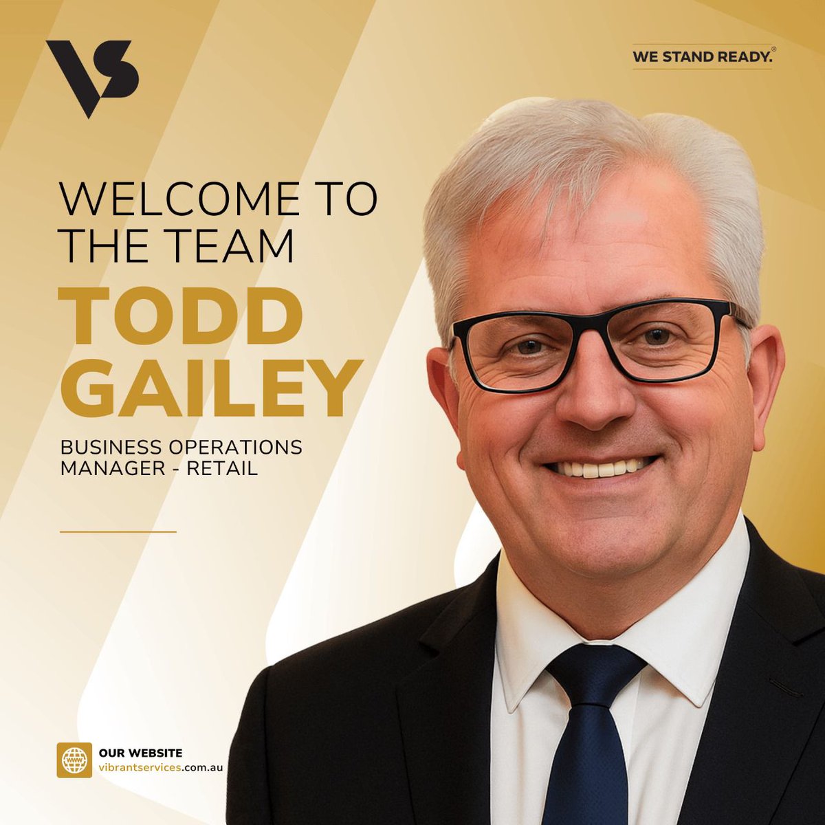 With our ever-growing retail portfolio, we're excited to announce the appointment of Todd Gailey as our Business Operations Manager - Retail. 

Join us in welcoming Todd to our business.

#VIBRANT #RetailSecurity #RiskManagement #NewLeader #WeStandReady