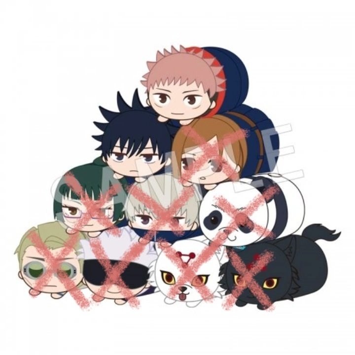 chalencart's tweet photo. ☆ wts aab jujutsu kaisen! 
@ bundle photocard 38k 
@ set mamekororin itadori yuuji &amp; fushiguro megumi 64k (unsealed tp keduanya masih ada box) 

🏷️ #warunganime #warungjjk 
(exc adm 12%) photocard &amp; mamekororinnya bisa satuan, dm aja yaa 🐧💓 dom bekasi. https://t.co/gSWuwe033b