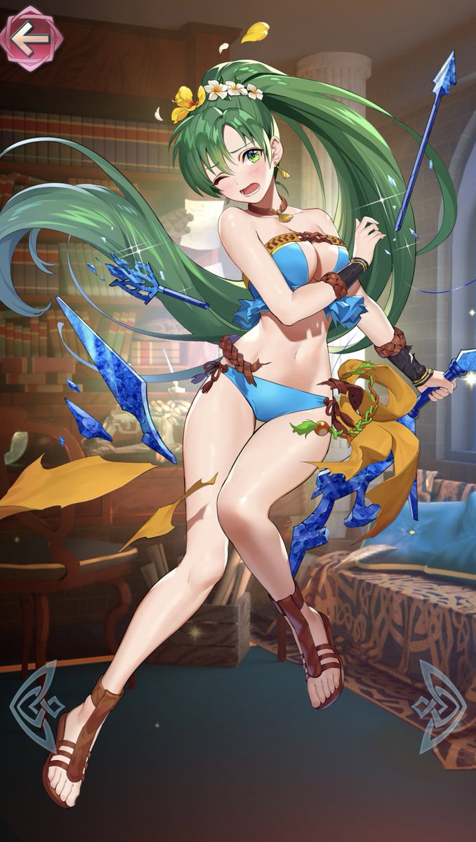 It's summer - post a character in a swimsuit!

Maaan I feel like I’m catching that summer fever