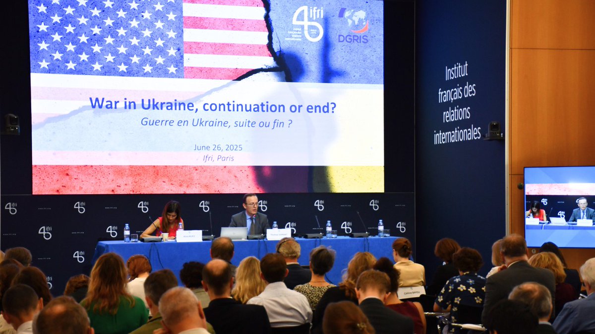 Institut français des relations internationales (@ifri_) on Twitter photo Ouverture du 9e séminaire annuel du Centre Russie/Eurasie de l'Ifri par @AliceRufo (<a href="/DG_DGRIS/">Alice Rufo, Directrice Générale de la DGRIS</a>) et <a href="/ThomasGomart/">Thomas Gomart</a>. Merci à la <a href="/DGRIS_FR/">DGRIS</a> pour ces années de coopération fructueuse et de réflexions communes sur l’espace eurasiatique. Ouverture du 9e séminaire annuel du Centre Russie/Eurasie de l'Ifri par @AliceRufo (<a href="/DG_DGRIS/">Alice Rufo, Directrice Générale de la DGRIS</a>) et <a href="/ThomasGomart/">Thomas Gomart</a>. Merci à la <a href="/DGRIS_FR/">DGRIS</a> pour ces années de coopération fructueuse et de réflexions communes sur l’espace eurasiatique.