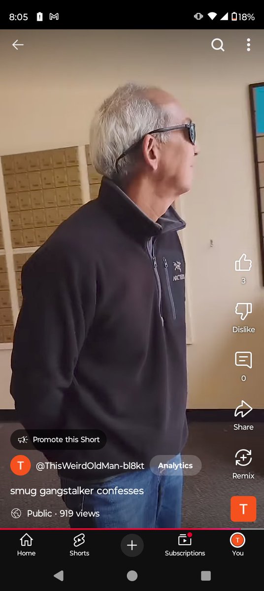DesertThings's tweet image. Please retweet this video. If you're in the Bay Area help me figure out who this guy is:
youtube.com/shorts/6-Rk8CF…
#gangstalking
#ncric
#fascism
#rossdress4less