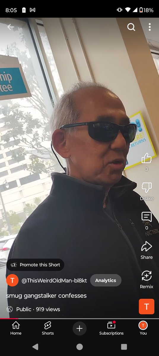 DesertThings's tweet image. Please retweet this video. If you're in the Bay Area help me figure out who this guy is:
youtube.com/shorts/6-Rk8CF…
#gangstalking
#ncric
#fascism
#rossdress4less