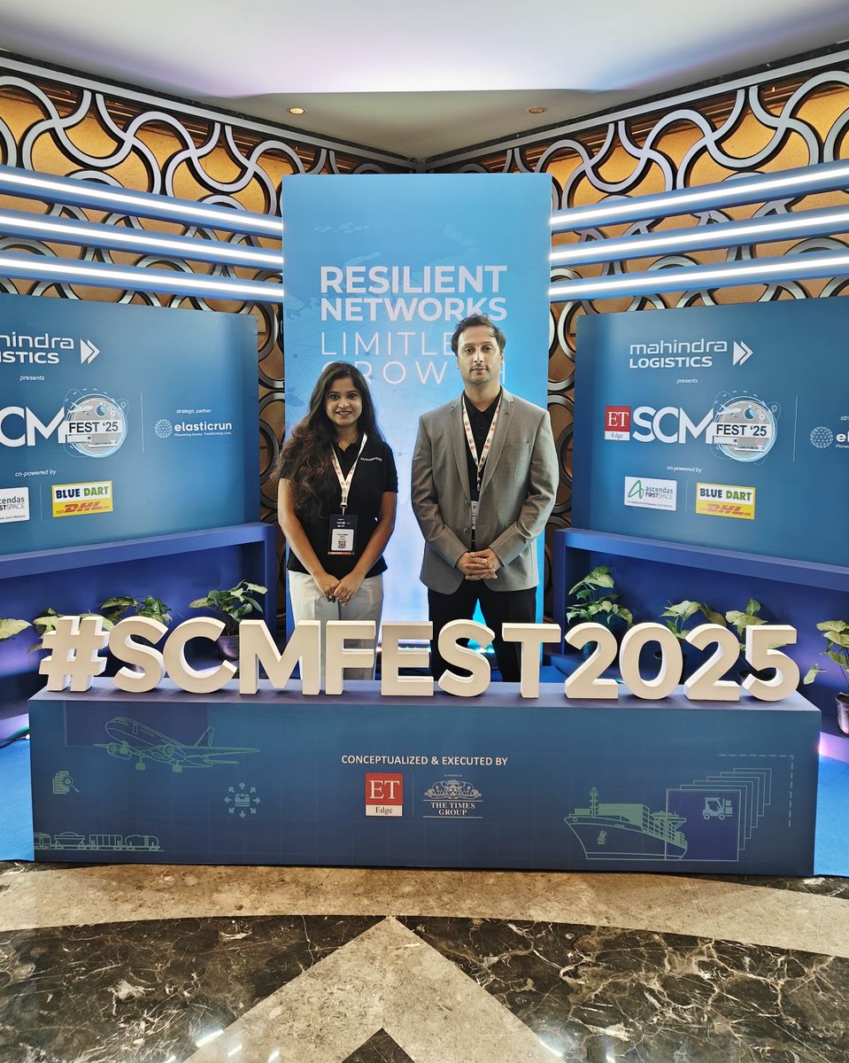 authbridge's tweet photo. 𝐋𝐢𝐯𝐞 𝐟𝐫𝐨𝐦 𝐄𝐓 𝐄𝐝𝐠𝐞 𝐒𝐂𝐌 𝐅𝐞𝐬𝐭 2025!

Let’s connect and shape the next global supply chain excellence chapter together.

#SCMFest2025 #SupplyChainInnovation #DigitalTrust #TrustSimplified #AuthBridge https://t.co/9yg3Pb7JIL