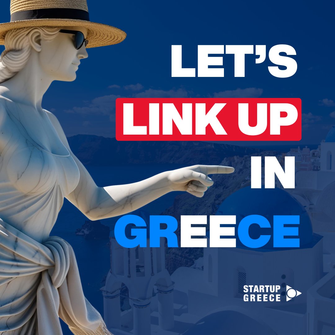 🇬🇷 Are you in Greece this summer? Let’s connect!

💬 Drop a comment if you'll be around + tag friends who will be in Greece this summer! Let’s build something amazing together.

👉 Register now: startup-greece.org/contact-us/

#Greece #Startup #Summer #StartupGreece