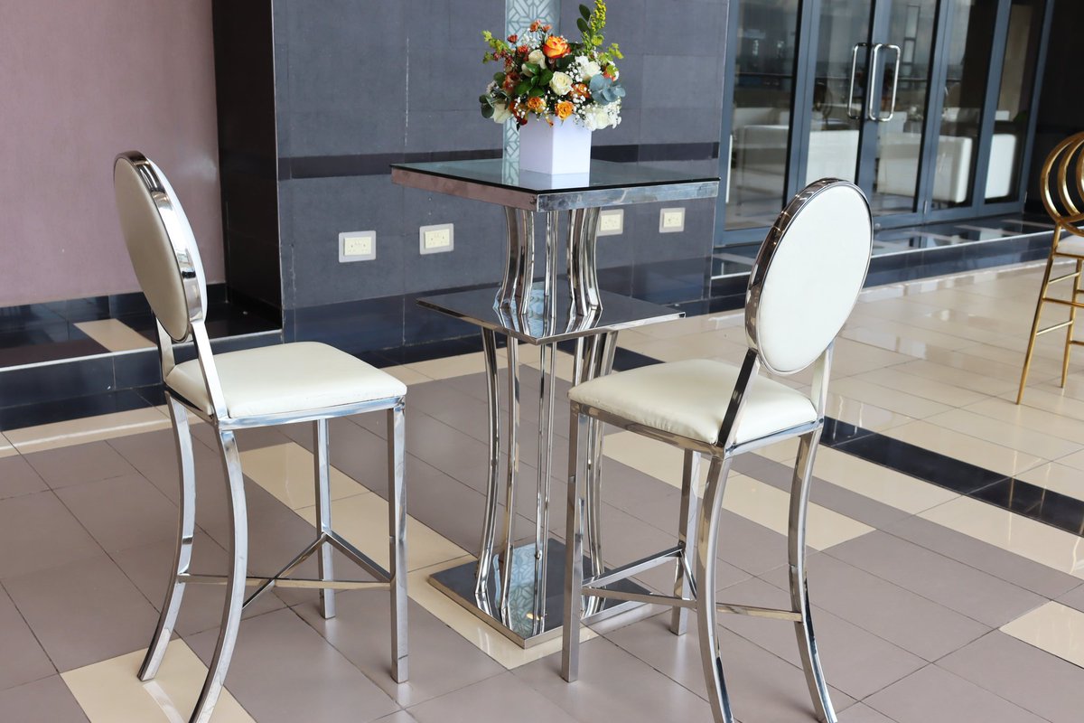 sunflowerke_ltd's tweet photo. Cocktails are a great way to socialize whether business or casual. The choice of cocktail tables &amp; chairs could make or break your event. Planning a cocktail event soon? Reach out to us for the best quality &amp; variety. Call/WhatsApp on 0722 790 632.
#cocktails
📍@SouthfieldMall https://t.co/TUUfz8JQ2T
