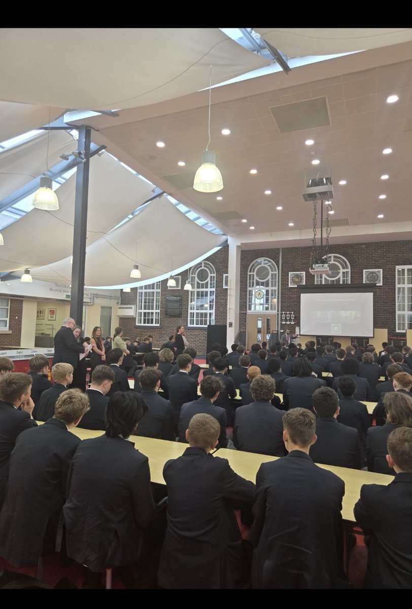 MrPDTaylor's tweet photo. This morning, it was a delight to listen to our own Mr Khokar share his recent Hajj experience with our boys. This once in a lifetime pilgrimage was inspiring for many of our students. Assembly remains a key part of our personal development offer @AudenshawSchool https://t.co/544ykdfjO9